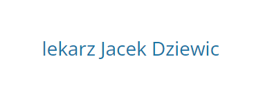 lek. Jacek Dziewic